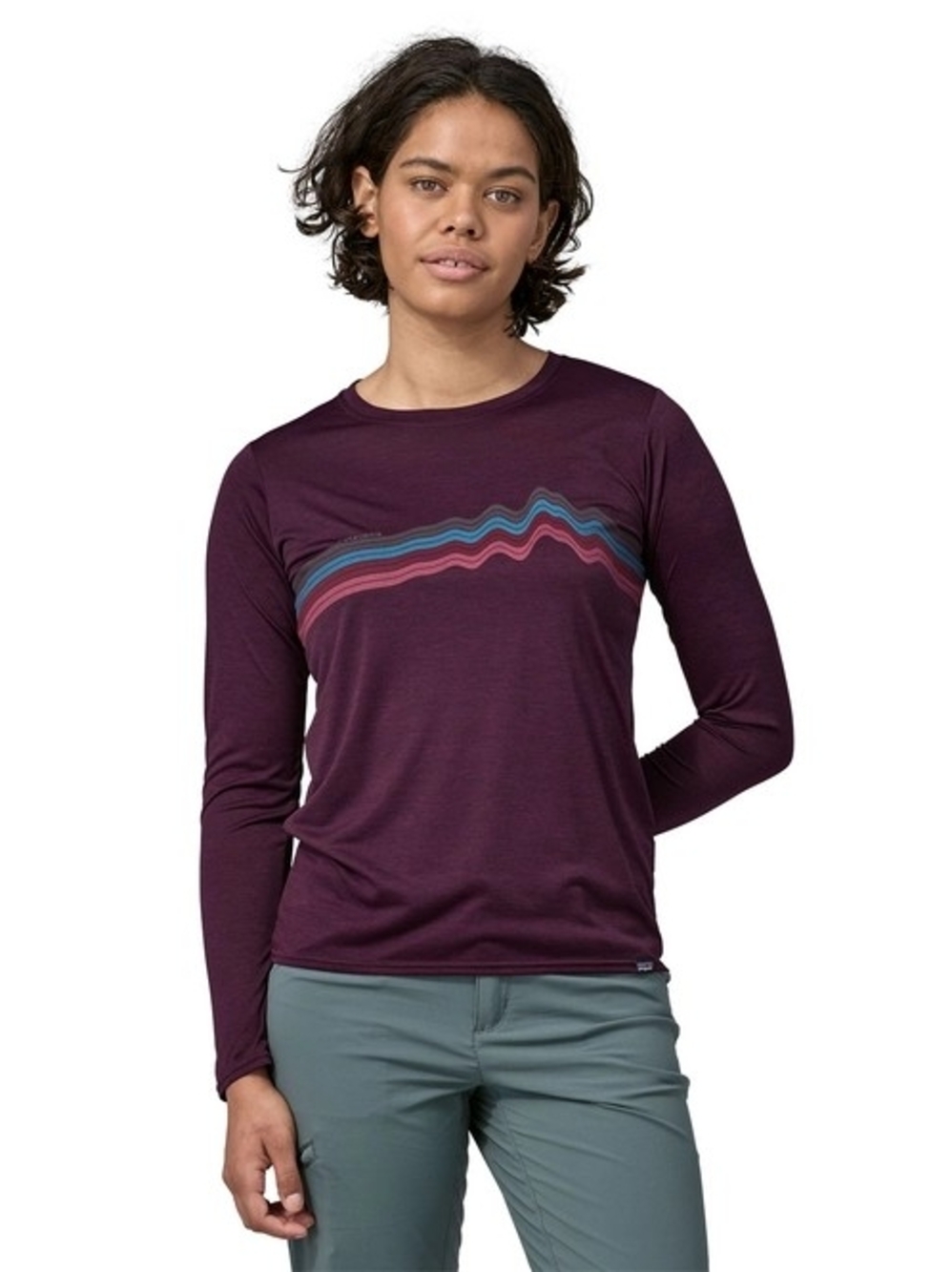 Capilene Cool Daily Graphic Long-Sleeve Shirt - Women's XL
